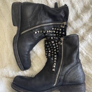 A.S. 98 leather Moto boots
